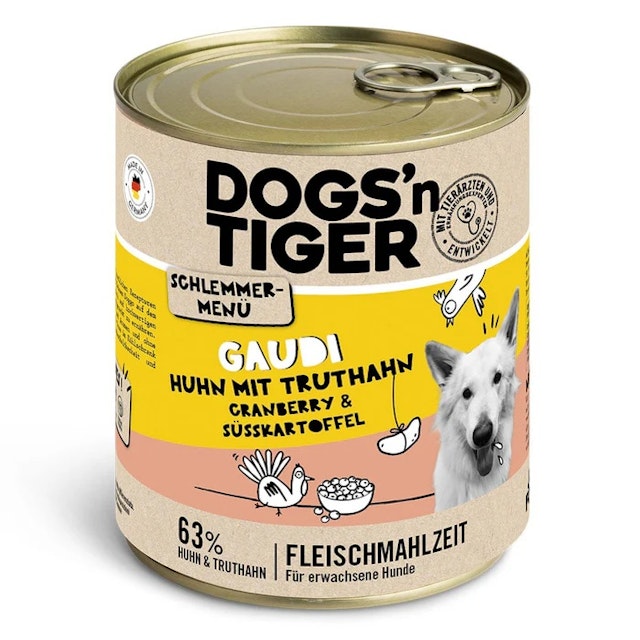 Dogs'n Tiger Hund 6 x 800g Dogs'n Tiger Sonntagsjäger Dog 6x800gVorschaubild