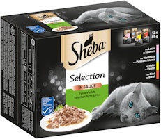 Sheba Selection Sauce Feine Vielfalt 12x85 Gramm Katzennassfutter