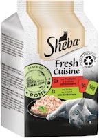 Sheba Fresh Cuisine Multipack 6x50 Gramm Katzennassfutter