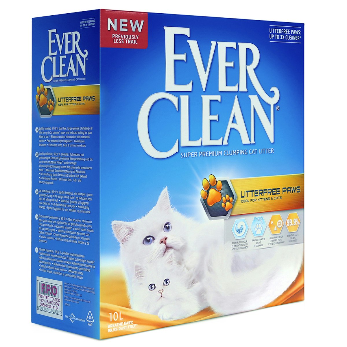 Ever Clean Katzenstreu 2 x 10 Liter Freepaws