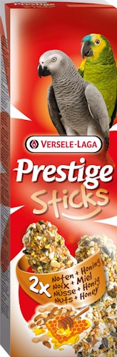 VERSELE-LAGA Prestige Sticks Papageien Nüsse & Honig 2 x 70g Vogelsnack