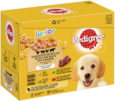 Pedigree gemischte Selection Junior Multipack 12 x 100 Gramm Hundenassfutter
