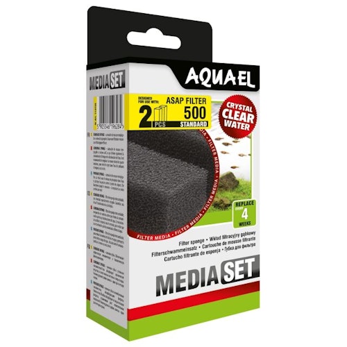 Aquael Filterschwamm Standard für ASAP 500 (2 Stück)