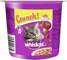 Whiskas Snacks Crunch Huhn, Truthahn & Ente 100g Katzensnack