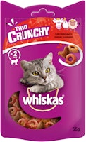 Whiskas Snack Trio-Crunchy Rind Huhn Lamm55g
