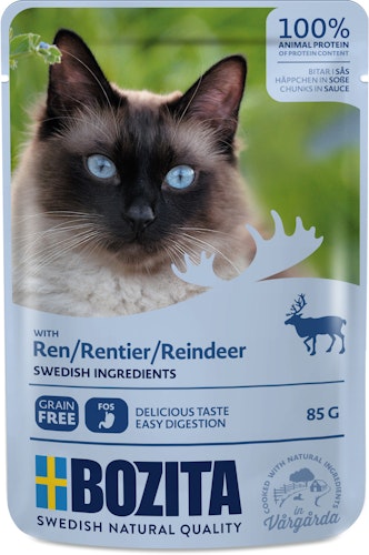 Bozita Häppchen in Soße 85 Gramm Katzennassfutter