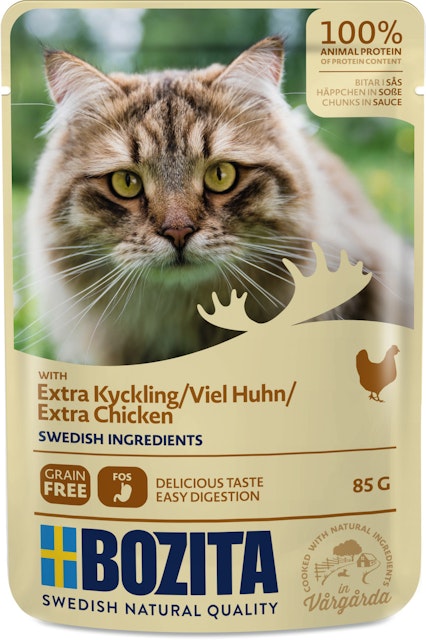 Bozita Häppchen in Soße 85 Gramm KatzennassfutterVorschaubild