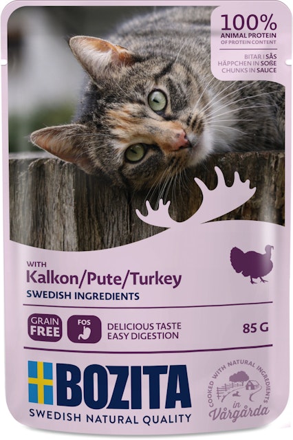 Bozita Häppchen in Soße 85 Gramm KatzennassfutterVorschaubild