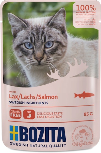 Bozita Häppchen in Soße 85 Gramm Katzennassfutter
