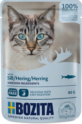 Bozita Häppchen in Soße 85 Gramm Katzennassfutter