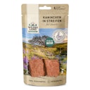 Vorschaubild Wildes Land Kaninchenfleisch Streife 70g Hunde Snack