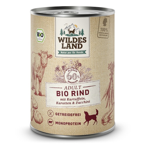 Wildes Land 400g Bio Rind mit Kartoffel