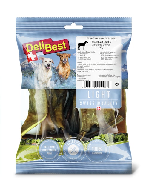 DeliBest Pferdefl. Trockenkau Streifen HundekauartikelVorschaubild
