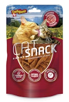 DeliBest Cat Snack Kalbfleisch mit Leinsamen 45 Gramm Katzenleckerlies