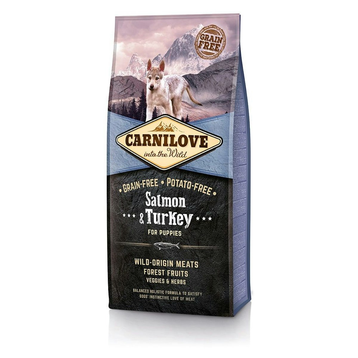 CARNILOVE Puppy Salmon & Turkey Hundetrockenfutter 12 Kilogramm