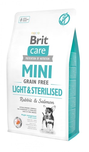 Brit Hund Light & Sterilised Rabbit & Salmon Grainfree