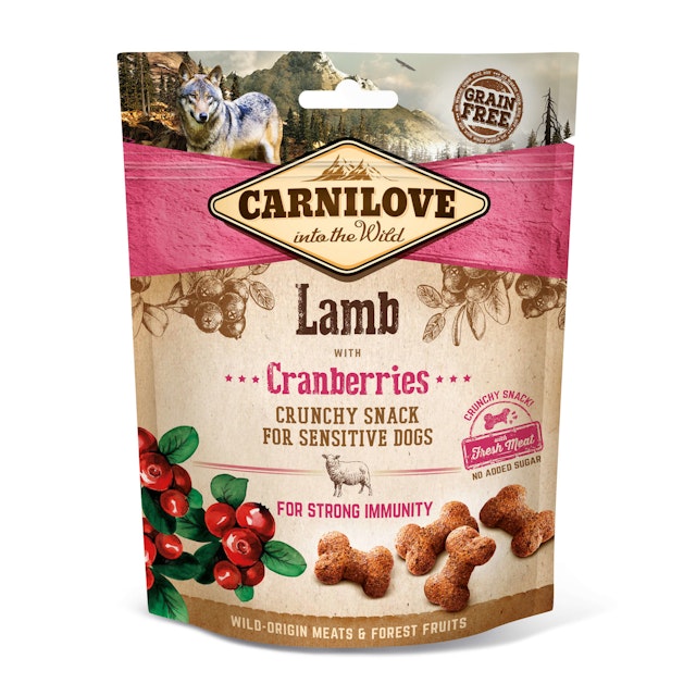 CARNILOVE Crunchy Snack 200 Gramm Hundesnacks Lamb & CranberryVorschaubild