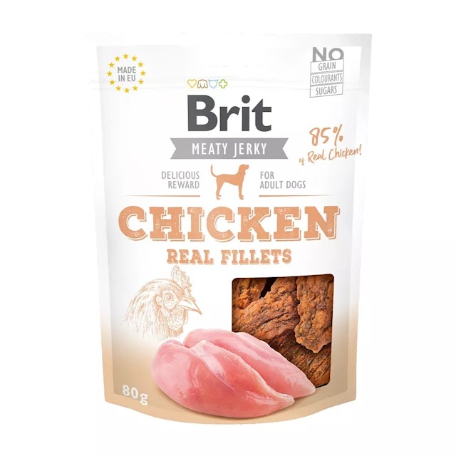 Brit 80g Jerky - Chicken FilletsVorschaubild