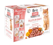 Brit Care Flavour Box Fillets in Soße Multipack 12 x 85 Gramm KatzennassfutterZubehörbild