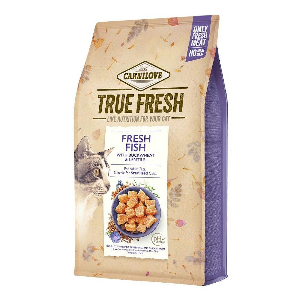 Carnilove TrueFresh Katze Trockenfutter / Fisch Fisch 1 x 4,8kg