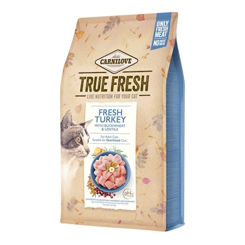 Carnilove TrueFresh Katze Trockenfutter / Pute