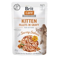 Brit Katze Fillets in Gravy Salmon KITTEN