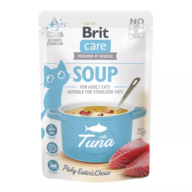 Brit Katze 15 x 75g Soup - with TunaVorschaubild