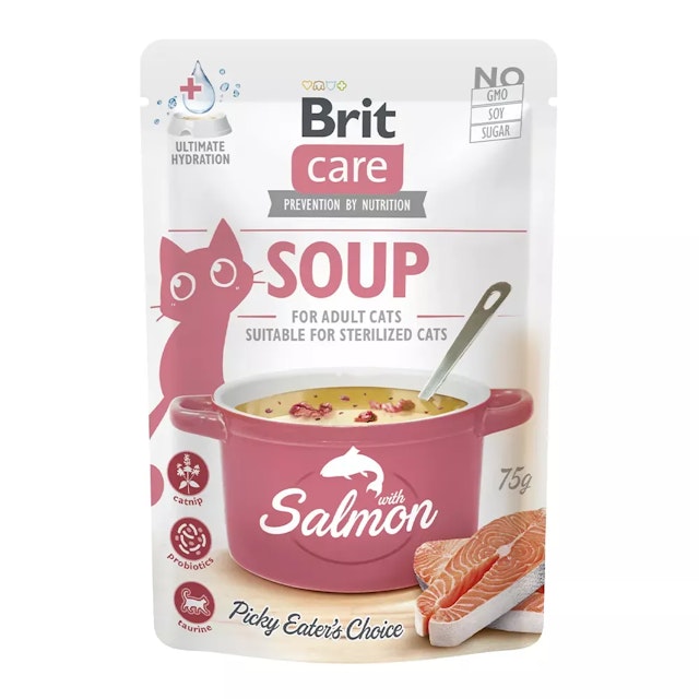 Brit Katze 15 x 75g Soup - with SalmonVorschaubild