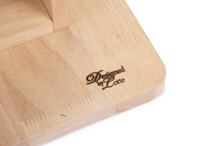 Designed by Lotte Kratzbälle Lomax aus Holz/Jute hellbeige Katzenspielzeug