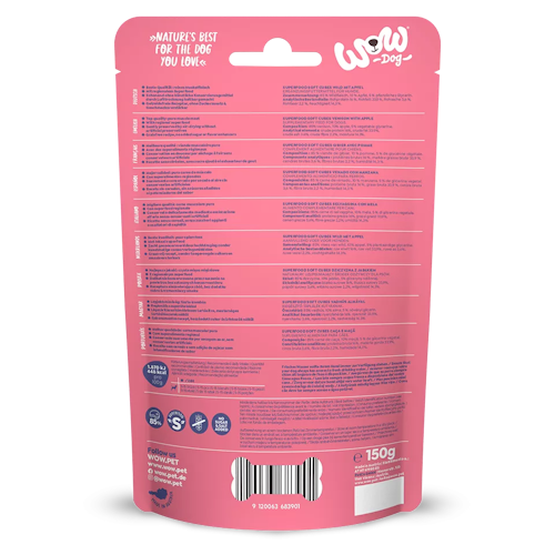 WOW Superfood Soft Cubes 150 Gramm Hundesnack