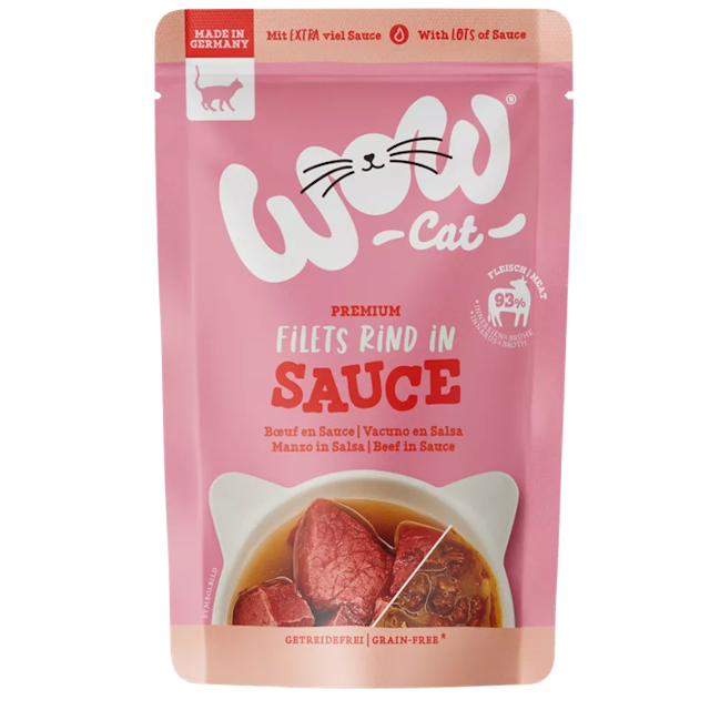 WOW Cat 8x85g Rind in SauceVorschaubild