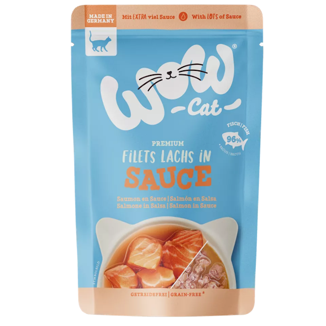 WOW Cat 8x85g Lachs in SauceVorschaubild