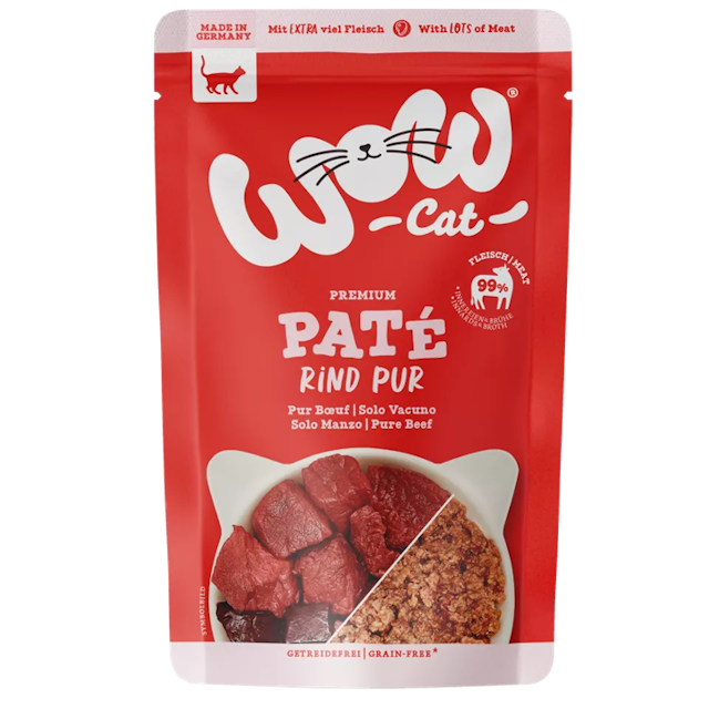 WOW Cat 125g Adult Rind PurVorschaubild