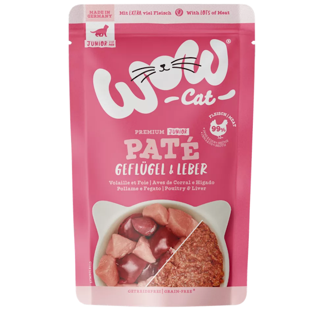 WOW Cat 125g Junior Geflügel&LeberVorschaubild