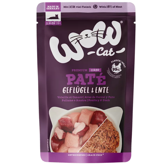 WOW Cat 125g Senior Geflügle&EnteVorschaubild