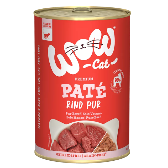 WOW Cat 400g Adult Rind PurVorschaubild