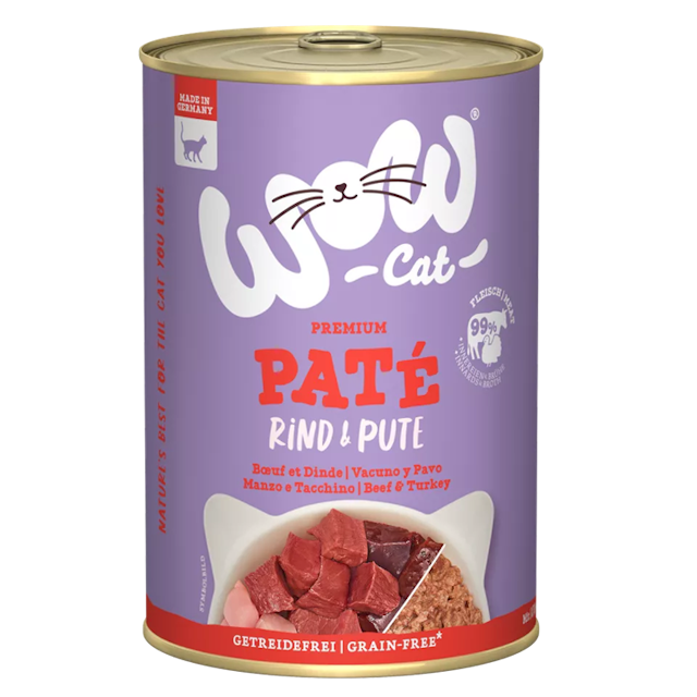 WOW Cat 400g Adult Rind&PuteVorschaubild