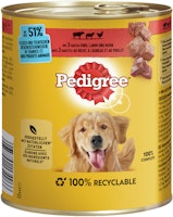 Pedigree Classic 3 Sorten Fleisch Hundenassfutter