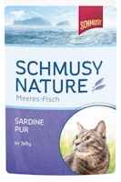 SCHMUSY Nature Meeres-Fisch 100g Frischebeutel Katzennassfutter