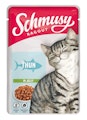 SCHMUSY Ragout Pouch in Jelly 100g Frischebeutel Katzennassfutter 22 x 100 Gramm ThunfischVorschaubild