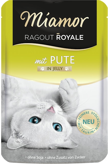 Miamor Ragout Royale 100g Beutel Katzennassfutter 22 x 100 Gramm Pute in JellyVorschaubild