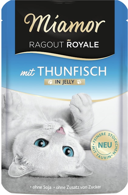 Miamor Ragout Royale 100g Beutel Katzennassfutter 22 x 100 Gramm Thunfisch in JellyVorschaubild