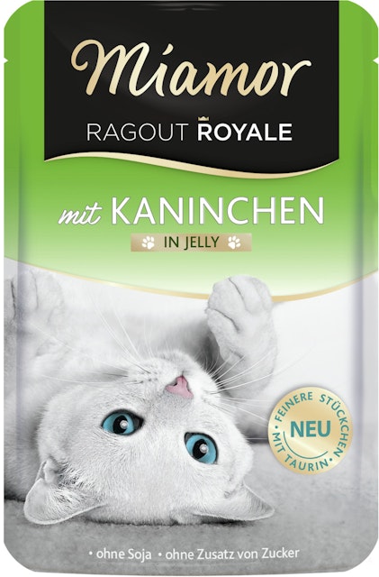 Miamor Ragout Royale 100g Beutel Katzennassfutter 22 x 100 Gramm Kaninchen in JellyVorschaubild