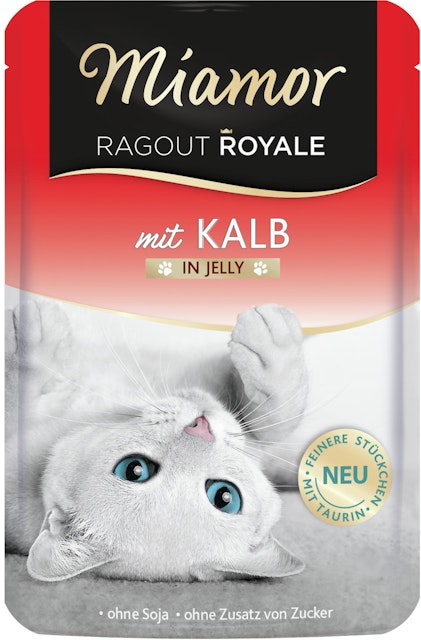 Miamor Ragout Royale 100g Beutel Katzennassfutter 22 x 100 Gramm Kalb in JellyVorschaubild