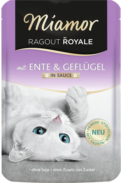 Miamor Ragout Royale 100g Beutel Katzennassfutter 22 x 100 Gramm Ente & GeflügelVorschaubild