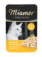 Miamor Feine Filets in Jelly 100g Frischebeutel Katzennassfutter