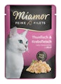 Miamor Feine Filets in Jelly 100g Frischebeutel Katzennassfutter 24 x 100 Gramm Thunfisch & KrebsVorschaubild