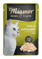 Miamor Feine Filets in Jelly 100g Frischebeutel Katzennassfutter 24 x 100 Gramm Huhn in GeflügeljellyVorschaubild