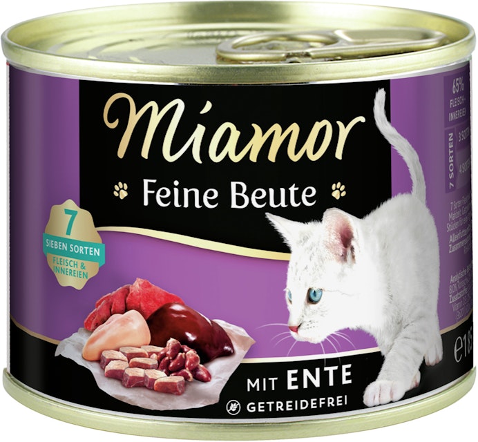 Miamor Feine Beute 185g Dose Katzennassfutter 12 x 185 Gramm EnteVorschaubild