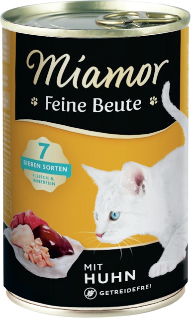 Miamor Feine Beute 400g Dose Katzennassfutter 12 x 400 Gramm HuhnVorschaubild